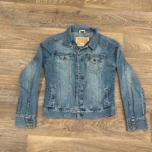 Vintage Hollister Co. Women’s Denim Jean Jacket 100% Cotton Distressed Large